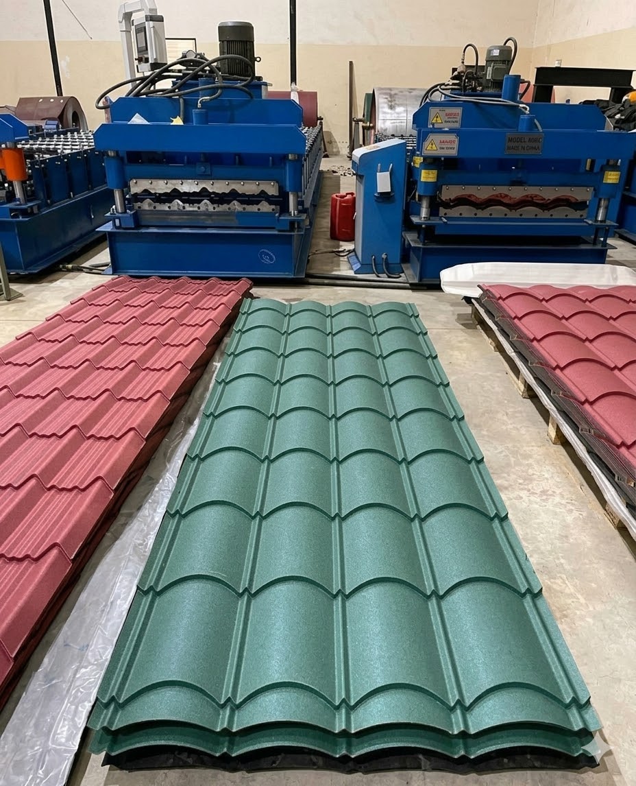Steel roofing materials